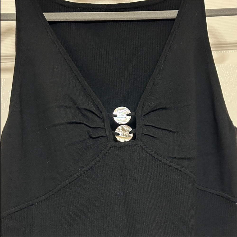 Mystery Girl Black Tank Top - Picture 2 of 11